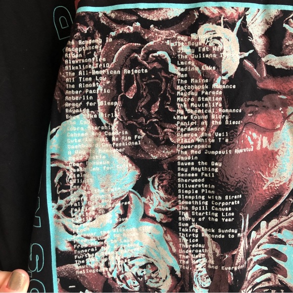 END Emos Not Dead long sleeve black shirt Sz XL - Picture 4 of 8